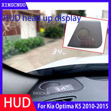 Para kia optima k5 2010-2017 2018 2019 carro obd hud cabeça up display velocímetro projetor seguro tela de condução computador aéreo 2024 - compre barato