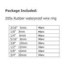 Kits de vedação de gaxeta de borracha 200 com fio para conjunto preto de sortimento gxma 2024 - compre barato