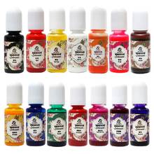 14 Pcs/set UV Resin Coloring Pigment DIY Crystal Epoxy High Transparency Oily Dye for Crafts Making Filling 2024 - buy cheap