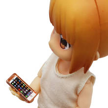 Accesorios en miniatura para casa de muñecas bjd, mini teléfono móvil, juguete para Decoración de casa de muñecas, 1/12 2024 - compra barato