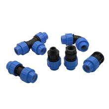 Conectores Rectos/en t de tubo de PE DN25, diámetro interior de 25mm a 3/4 ", adaptadores de conexión de tubo de riego de jardín con rosca macho/hembra 2024 - compra barato