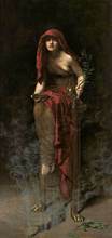 John Collier Priestess of Delphi Art Film Print Silk Poster Home Wall Decor 24x36inch 2024 - buy cheap