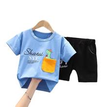 New Summer Baby Girls Clothes Suit Children Boys Fashion T-Shirt Shorts 2Pcs/Sets Toddler Sports Costume Outfits Kids Tracksuits 2024 - buy cheap