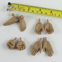 1/6 Scale Men's Hand Types and Feet Types Models for 12''Figure Body DIY Accessories 2024 - buy cheap