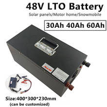 GTK 2w цикл 48V 30Ah 40Ah 60Ah LTO аккумулятор из лития и титана пакет 2,4 v для вилочного трицикла солнечной системы + 10А зарядное устройство 2024 - купить недорого