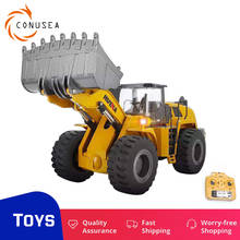 1/14 Scale HUI NA RC Big Size Loader Truck Excavator remote control Hobby Bulldozer Alloy Huina 583  children Toys for boy 2024 - buy cheap