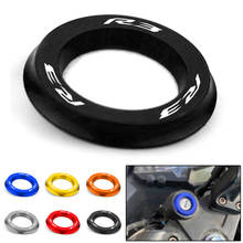 Accesorios CNC YZF para interruptor de encendido de motocicleta, anillo de cubierta para Yamaha YZF, R25, R3, 2013, 2014, 2015, 2016, 2017, 2018, 2019 2024 - compra barato