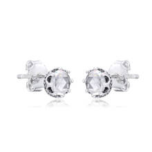 QANDOCCI 925 Sterling Silver Earring Sparkling Crown Stud Earrings for Women Original Fashion Jewelry pendientes Free Shipping 2024 - buy cheap