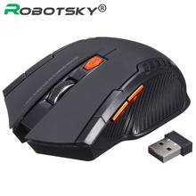 Ratón inalámbrico para juegos, óptico de 1200DPI con receptor USB, 2,4 GHz, para PC y ordenador portátil 2024 - compra barato