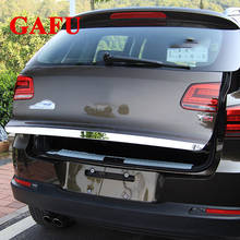 For Vw Tiguan 2010 2011 2012 2013 2014 2015 Chrome Rear Trunk Tailgate Door Cover Tail Gate Trim Molding Garnish Styling 2024 - buy cheap