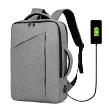 New Men Backpack Laptop Travel Male Bag Waterproof Back Packs USB Charging School Bag Anti-theft Women Backpack Mochila 2024 - buy cheap