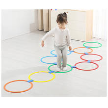 Kids Physical Training Sport Toy Fun Games Sensory Ring Hopscotch Game Baby Jump Into the Grid Kindergarten Outdoor Activities 2024 - buy cheap