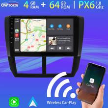 9" PX6 4G+64G Android 10.0 Car Multimedia For Subaru Forester WRX XV Impreza 2008 2009 2010 2011 2012 2013 GPS Radio Carplay DSP 2024 - buy cheap