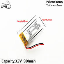 Liter energy battery  3.7V,900mAH 902040 Polymer lithium ion / Li-ion battery for tablet pc BANK,GPS,mp3,mp4 2024 - buy cheap