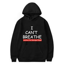 Sudadera con capucha de Black lives matter para hombre y mujer, prenda deportiva con estampado de la justicia de george floyd, I Can't Breathe 2024 - compra barato