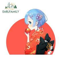 EARLFAMILY 13cm x 12cm for Anime Re ZERO Starting Life In Another World Rem Fine Decal Body for Car Waterproof Car Stickers 2024 - buy cheap