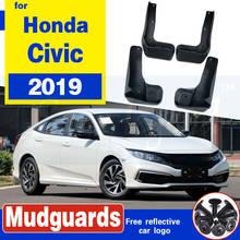 For Honda Civic 2019 Mudflaps Splash Guards Car Front Rear Mud Flap Mudguards Fender Set Molded Mud Flaps Accessories 2024 - buy cheap