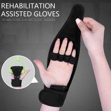 1pc Rehabilitation Aid Gloves For Stroke Hemiplegia Effective Finger Glove Training Patient Tool Splint Fixed Black Auxilia A2V5 2024 - buy cheap