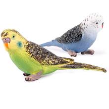 Simulation Parrot Bird Wild Solid Model Figurine Kids Educational Toy Desk Decor 2024 - buy cheap