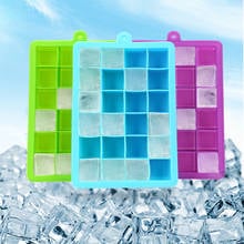 Molde de silicona para hacer cubitos de hielo, herramienta para hacer cubitos de hielo con 24 cavidades, para hacer dulces, tartas, pudín, Chocolate y whisky 2024 - compra barato