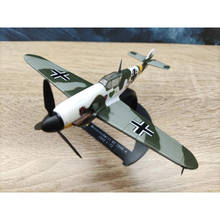 Avião de carcaça e avião do exército, avião de brinquedo colecionável escala alemã guerra mundial ii bf109 f4, presente adulto 2024 - compre barato