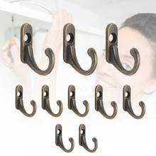 10Pcs Antique Strong Heavy Duty Wall Hanging Hooks Clothes Coat Hangers Home Decor 2024 - buy cheap