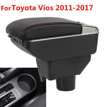 Reposabrazos para Toyota Vios, caja de almacenamiento de contenido de tienda central, Toyota, con portavasos, Cenicero, interfaz USB, 2004-2013 2024 - compra barato