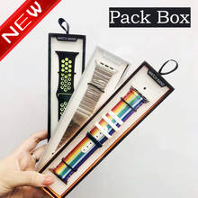 Simple Watch Strap Box Case for Apple Watch Band 6 5 4 3 Box Paper Pack 38/40/42/44MM for iWatch series  Band 20MM 22MM 2024 - купить недорого