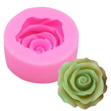 3d rosa flor sabão molde molde de silicone diy artesanal sabão que faz o molde 2024 - compre barato