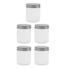 5pcs 250ML Clear Plastic Pot Jar Container Bottle for Tea Candy Oil 2024 - buy cheap