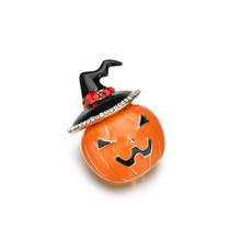 Hello Miss Alloy Clothing Halloween Gift Drops Oil Brooch Pin Cartoon Pumpkin Brooch 2024 - buy cheap