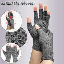 Arthritis Gloves Rheumatoid Compression Hand Glove For Magnetic  Arthritis Health Compression Gloves Перчатки Без Пальцев #25 2024 - buy cheap