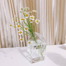 Ваза для цветов для украшения стола, стеклянная ваза для гостиной, ваза для праздника, стеклянные контейнеры для террариума, стеклянная ваза для высушенных цветов 2024 - купить недорого