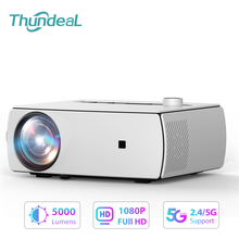 ThundeaL Мини проектор 2000 люмен для 1080P видео светодиодный WiFi Беспроводной синхронизации Дисплей телефон ТВ 3D фильм проектор домашнего Кино 2024 - купить недорого