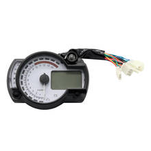 14000 RPM Universal Motorcycle Digital LCD km/h MPH Speedometer Odometer Tachometer Gauge -7 Colors Backlight 2024 - buy cheap