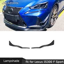 Carbon fiber Material Front Headlight Covers Case For LEXUS IS300 IS350 F Sport Sedan 2017 2018 2019 Auto Car Decoration 2024 - buy cheap