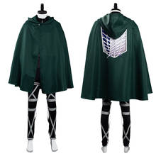 Ataque em titan shingeki nenhum kyojin scouting legião cosplay traje halloween carnaval terno 2024 - compre barato