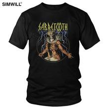 Camiseta Vintage Sabretooth Storm para hombre, camisa fresca de manga corta de algodón, Camiseta con cuello redondo para fanático de la película de cómic, Camiseta con estampado personalizado, Tops urbanos para regalo 2024 - compra barato