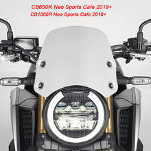 Para Honda CB650R CB 650 R 2018 2019 2020 CNC accesorios de aluminio para motocicleta deflectores de parabrisas CB 650R con logotipo 2024 - compra barato