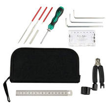 Guitar Repairing Maintenance Tools Kit Include Guitar Winder String Cutter Ruler Screwdriver Groove Polishing Set 2024 - buy cheap