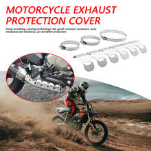 Protetor de calor de silenciador para motocicleta, silenciador, universal, proteção do calcanhar, para motos de trilha 2024 - compre barato