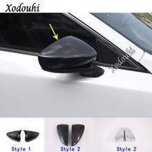 Для Mazda 3 Mazda3 Axela M3 2019 2020 2021 автомобильное ABS украшение заднего вида боковое стекло зеркала заднего вида крышка отделка рамка палочки 2 шт. 2024 - купить недорого