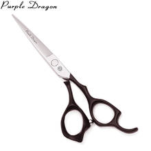Tijeras de peluquería profesional Purple Dragon, 6,0 ", acero japonés 1024 #, tijeras para cortar el cabello, conjunto de tijeras para barbería 2024 - compra barato