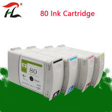 Compatible for hp 80 ink cartridge replacement for hp80 cartridge for HP80 Designjet 1000 1050c 1055 printer ink Cartridge 2024 - buy cheap