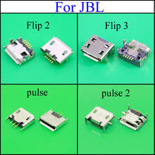 Yuxi para jbl flip 3 2 caixa de som bluetooth, alto-falante mini micro usb conector para porta de carregamento, conector de energia, peças de reparo 2024 - compre barato
