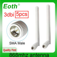 EOTH 5pcs 868mhz antenna 3dbi sma male 915mhz lora antene pbx iot module lorawan signal receiver antena high gain 2024 - buy cheap
