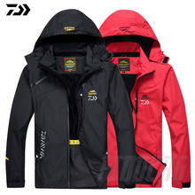 Daiwa Hiking Fishing Jacket Men Autumn Outdoor Sports Coats Hooded Climbing Trekking Windbreaker Waterproof Fishing Jackets 2024 - buy cheap