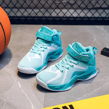 Zapatillas de baloncesto antideslizantes para niños y niñas, zapatos deportivos de marca, botas Unisex, cesta de entrenamiento 2024 - compra barato
