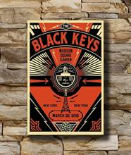 The Black Keys Rock Music New Silk Fabric Wall Poster Art Decor Sticker Bright 2024 - buy cheap