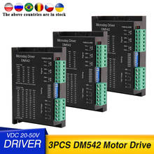 3PCS DM542 Stepper Motor Controller Leadshine 2-phase Digital Stepper Motor Driver 18-48 VDC Max. 4.2A for 57 Series Motor 2024 - buy cheap